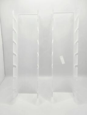 Clear Acrylic Hat Organizer Rack Set of 2 | Baseball Cap Holder Display Stands